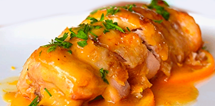 Recipe of delicious orange chicken breasts