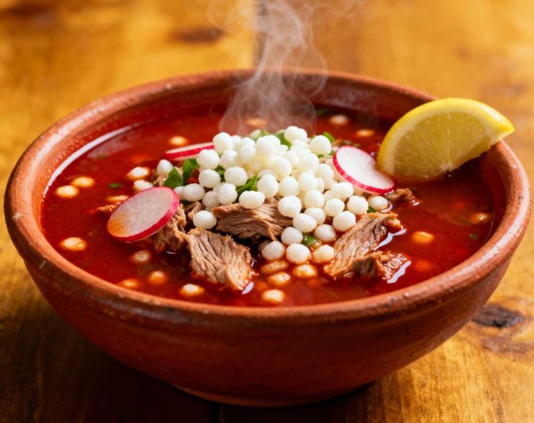Receta de pozole rojo