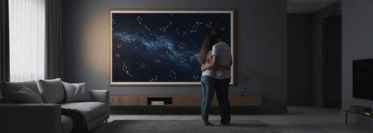 ¿Cómo funciona un mapa estelar personalizado para regalar?