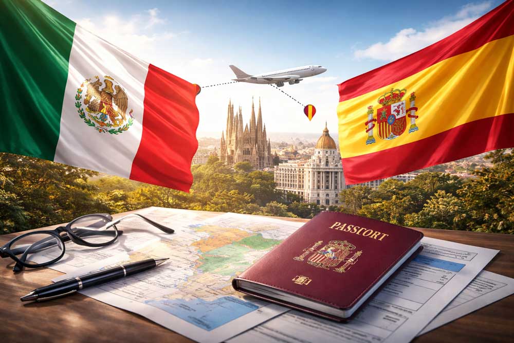 Cómo emigrar a España desde México en 2026: guía paso a paso con todos los trámites